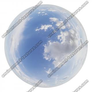 HDRi Skydome of Blue Clouded Sky 16K